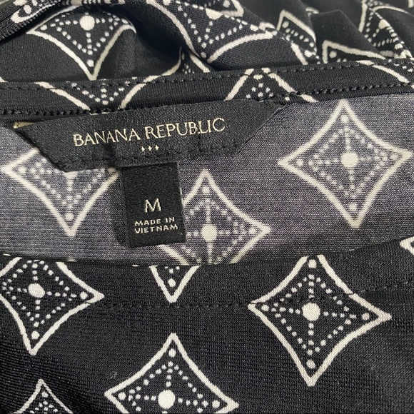 Banana Republic tie waist long sleeve dress size M - Picture 8 of 9